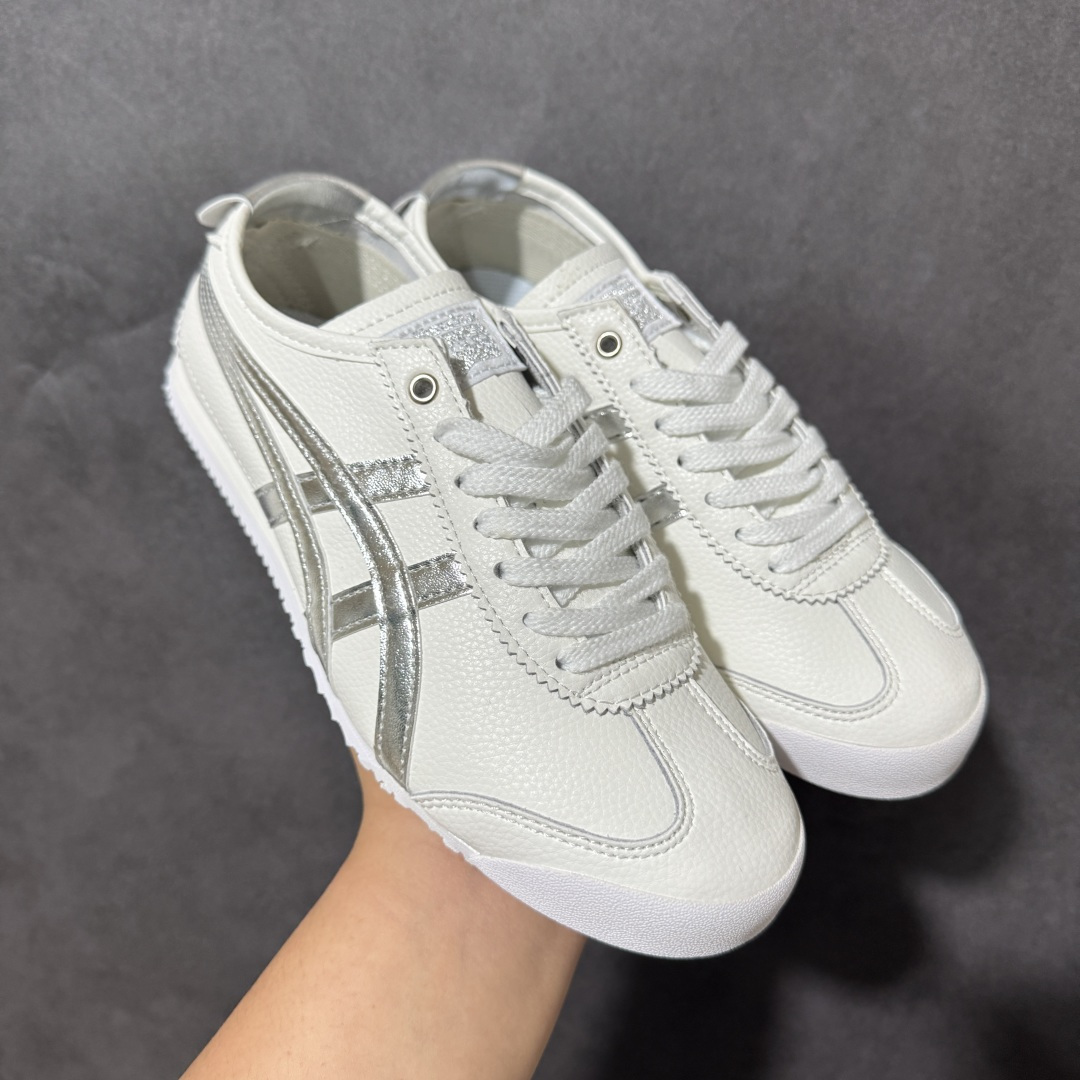 图片[16]-特价【GQ福利】Onitsuka Tiger鬼塚虎 Mexico 66 舒适百搭 经典复古 耐磨透气 低帮 休闲 跑步鞋 男女同款 鬼冢虎经典复古休闲鞋，复古鞋型永不过时。皮革拼翻毛皮鞋面质感出众，标志性撞色虎爪条纹极具辨识度，生胶大底轻便防滑。百搭低帮版型，轻松驾驭各类日常穿搭，是复古风穿搭不可缺少的单品。 尺码：36 37 37.5 38 39 39.5 40 40.5 41 42 42.5 43.5 44 45 货号：TH2J4L-0142-选品中心