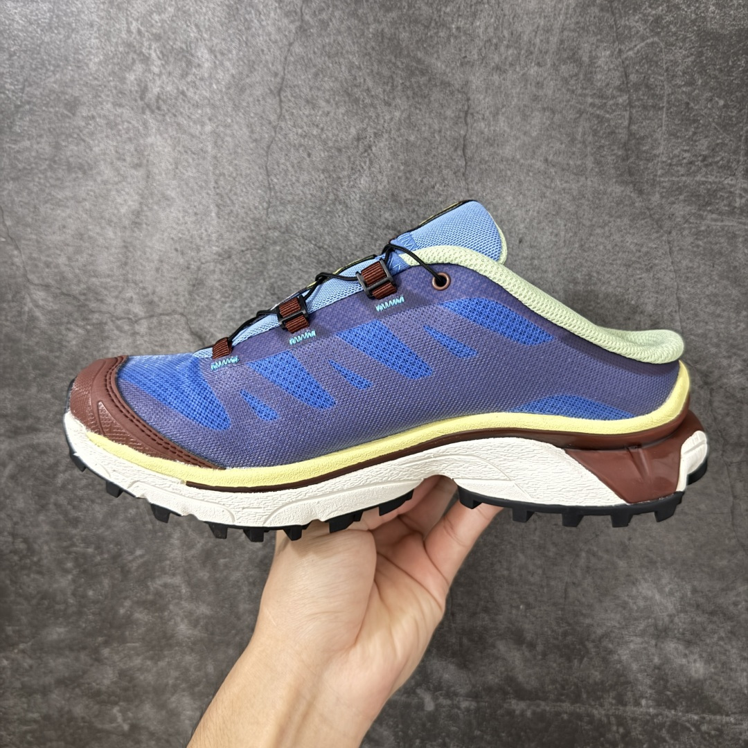 图片[2]-【莞产纯原】SALOMON萨洛蒙 XT-4 MULE MM6 MAISON MARGIELA 户外半拖运动训练鞋 给脚掌足够的支撑性 软硬适中 因为没有鞋后跟 所以包裹性没有那么强 反而舒适度更高了 穿着脚感很松 很强的鞋面的透气性 碳纤维纹理的装饰显得很高级 鞋带采用了快速抽绳的设计 配合特别的鞋后跟设计 彻底成为一脚蹬 货号：478113 尺码： 36 37 37.5 38 38.5 39.5 40 40.5 41.5 42 42.5 43 44 44.5 45-选品中心