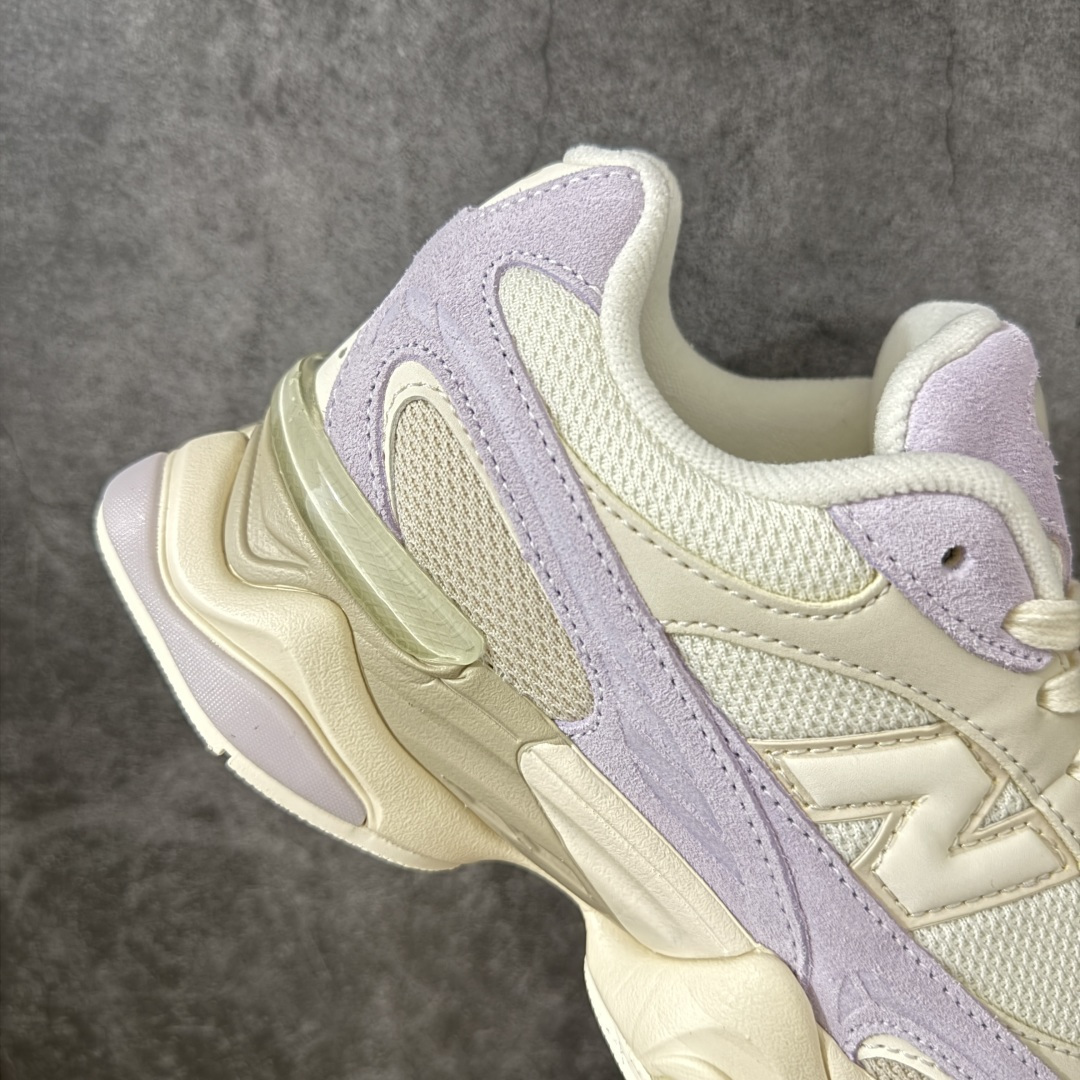 图片[7]-【纯原版】 New Balance NB9060 联名款 复古休闲运动慢跑鞋 U90607O1 全套原楦原纸板原厂数据开发 进口三明治网面 原装进口翻毛皮料正确绒感卡色 正确中底拉帮中底网布细节 原厂标裁 带紫光防伪 定制后跟透明水晶模块 冲裁组合 大底贴合程度胶水上色把控完美 整洁度挑战全网艺术家 多道序QC把关品质完善 匠心打造 耗时两个月开发完成 工艺极其复杂难度可想而知 新开独立私模大底 全网唯一正确六层组合大底 高端零售专供产物 尺码：36-46.5-选品中心