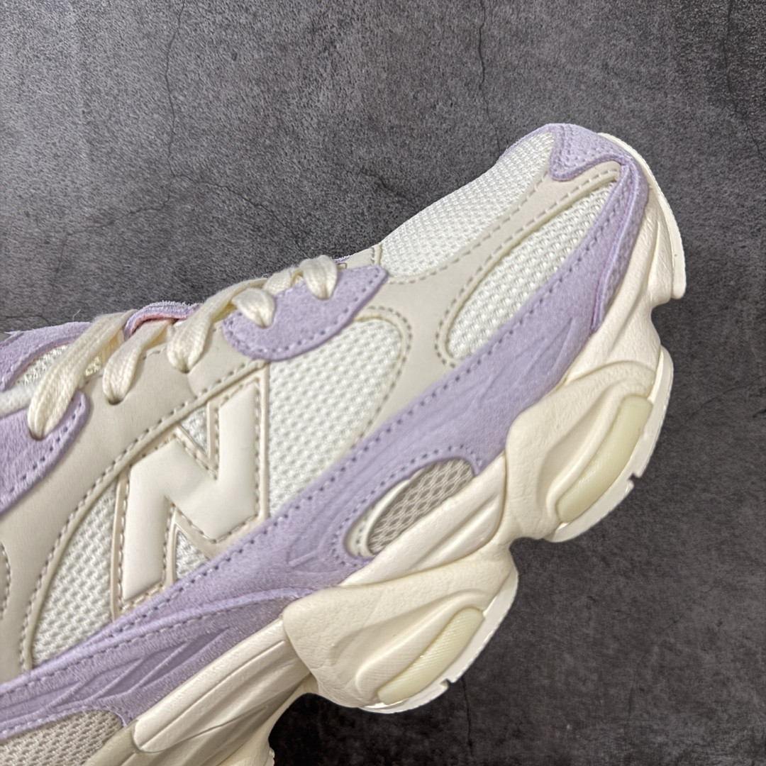 图片[6]-【纯原版】 New Balance NB9060 联名款 复古休闲运动慢跑鞋 U90607O1 全套原楦原纸板原厂数据开发 进口三明治网面 原装进口翻毛皮料正确绒感卡色 正确中底拉帮中底网布细节 原厂标裁 带紫光防伪 定制后跟透明水晶模块 冲裁组合 大底贴合程度胶水上色把控完美 整洁度挑战全网艺术家 多道序QC把关品质完善 匠心打造 耗时两个月开发完成 工艺极其复杂难度可想而知 新开独立私模大底 全网唯一正确六层组合大底 高端零售专供产物 尺码：36-46.5-选品中心