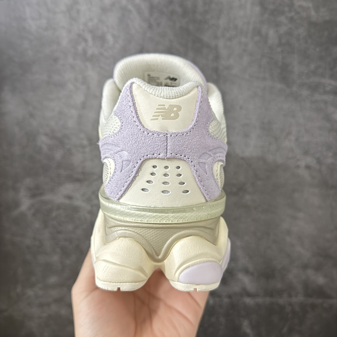 图片[4]-【纯原版】 New Balance NB9060 联名款 复古休闲运动慢跑鞋 U90607O1 全套原楦原纸板原厂数据开发 进口三明治网面 原装进口翻毛皮料正确绒感卡色 正确中底拉帮中底网布细节 原厂标裁 带紫光防伪 定制后跟透明水晶模块 冲裁组合 大底贴合程度胶水上色把控完美 整洁度挑战全网艺术家 多道序QC把关品质完善 匠心打造 耗时两个月开发完成 工艺极其复杂难度可想而知 新开独立私模大底 全网唯一正确六层组合大底 高端零售专供产物 尺码：36-46.5-选品中心