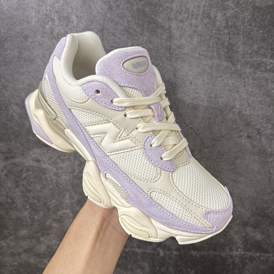 图片[3]-【纯原版】 New Balance NB9060 联名款 复古休闲运动慢跑鞋 U90607O1 全套原楦原纸板原厂数据开发 进口三明治网面 原装进口翻毛皮料正确绒感卡色 正确中底拉帮中底网布细节 原厂标裁 带紫光防伪 定制后跟透明水晶模块 冲裁组合 大底贴合程度胶水上色把控完美 整洁度挑战全网艺术家 多道序QC把关品质完善 匠心打造 耗时两个月开发完成 工艺极其复杂难度可想而知 新开独立私模大底 全网唯一正确六层组合大底 高端零售专供产物 尺码：36-46.5-选品中心