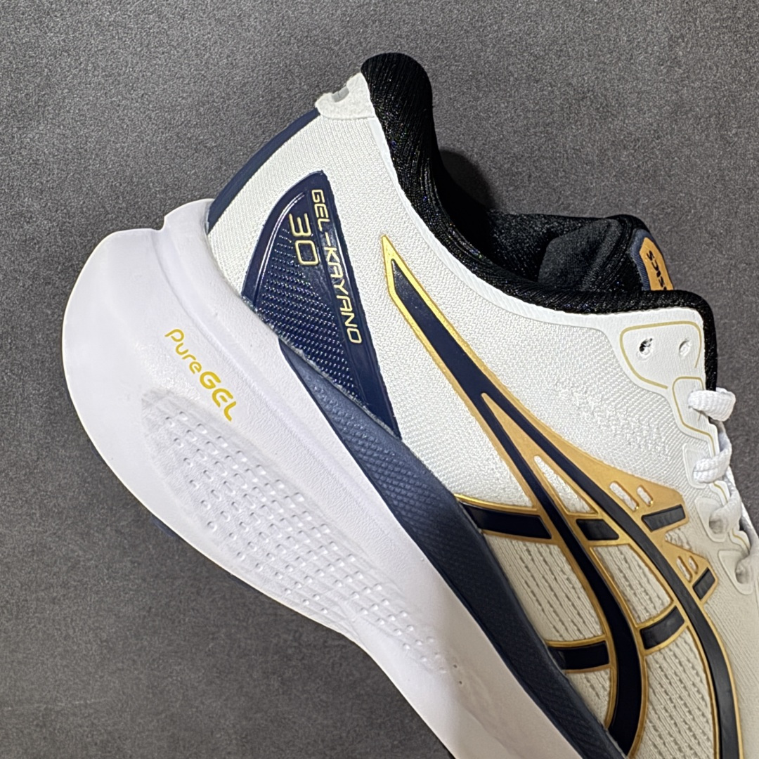 图片[7]-【公司级】ASICS GEL-KAYANO 30 亚瑟士 PLATINUM低帮专业有氧超轻便运动跑步鞋 全新原装数据开发 符合人体工程学 一体式双层编制鞋面 高弹性面料 货号：1011B548-100 尺码：39～45-选品中心