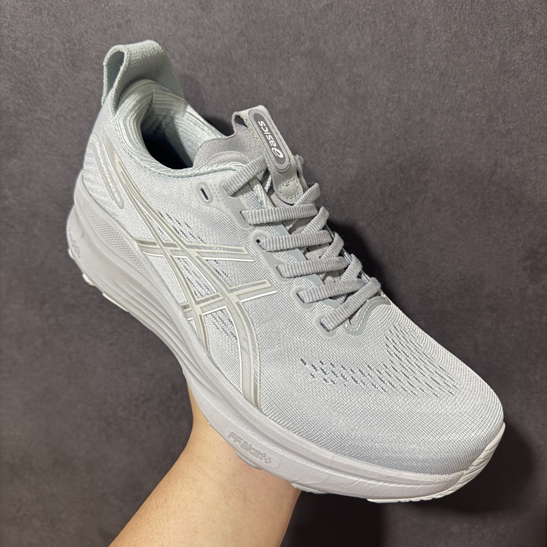 图片[3]-【公司级】ASICS GEL-KAYANO 32 亚瑟士 PLATINUM低帮专业有氧超轻便运动跑步鞋 全新原装数据开发 符合人体工程学 一体式双层编制鞋面 高弹性面料 货号：1012B838-020 尺码：39～45-选品中心