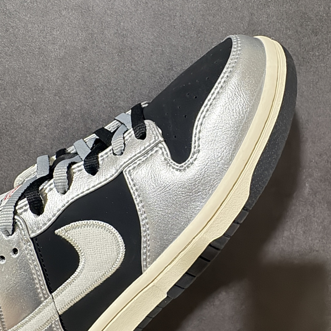 图片[8]-【公司级】Nike SB Dunk Low 黑银 低帮休闲板鞋 独家版型蒸餾加工帶來的是更好的视觉和脚感体验大厂纯原品质出货 清洁度 电绣工艺 皮料切割干净无任何毛边 细节完美 货号：IM4413-001 尺码：36-46-选品中心
