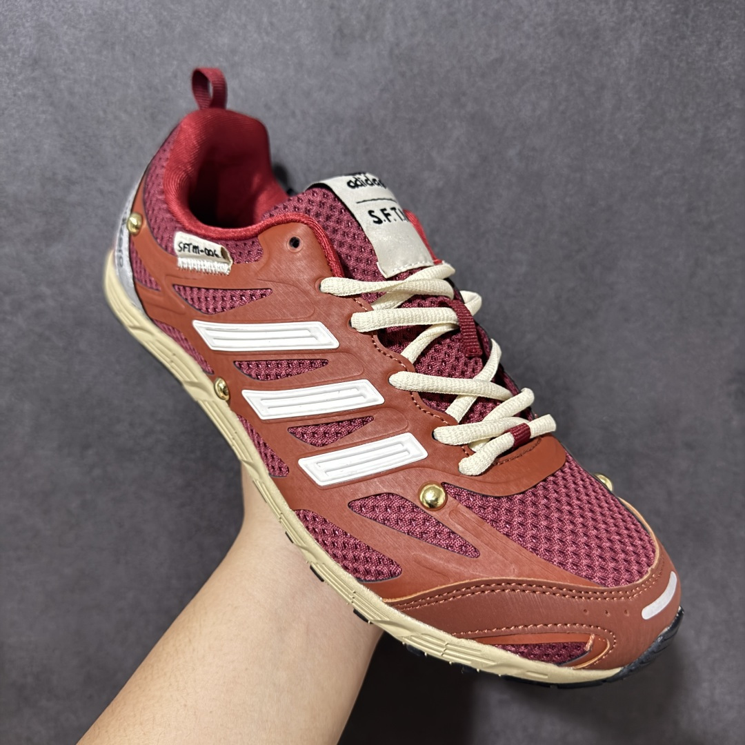 图片[3]-【公司级】Adidas Adizero PR Sftm HP3522 联名款 阿迪低帮休闲生活鞋 薄底鞋 adidas originals × SONG FOR THE MUTE Adizero PR SFTM-006 舒适百搭 织物 跑步鞋 男女同款 红米  尺码：36 36.5 37 38 38.5 39 40 40.5 41 42 42.5 43 44 44.5 45-选品中心