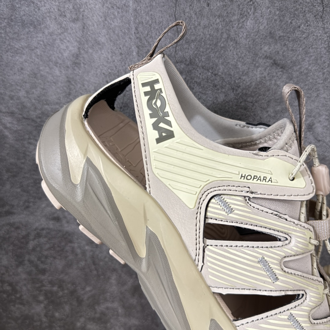 图片[7]-【公司级】HOKA ONE ONE Hopara 徒步溯溪凉鞋 #原版原数据档案 #细节一致拉满原ZP #大头匹配度高达95➕不歪头 #好货不怕晚出 喜欢高品质的随意对比🆚 HOKA ONE ONE Hopara 溯溪凉鞋 采用超厚中底 兼具轻盈脚感和出众缓震 独特的抓地纹理大底设计 防滑且提供优异的抓地力。一款专为极限运动和长距离徒步而设计的凉鞋 上脚百搭 户外颜值的担当 货号：1123112/SSDD 尺码：36 36.5 37.5 38 38.5 39 40 40.5 41 42 42.5 43 44 45-选品中心