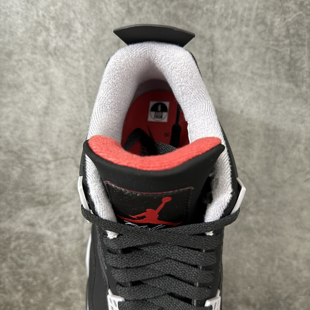 图片[8]-【原厂版】Jordan Air Jordan 4 Retro 2026复刻黑红 舒适贴合 支撑 复古篮球鞋 男款IX8180-001 全新升级改良 原鞋原楦原纸板同源开发 完美呈现乔4的版型 内侧正确双色网格 还原细节 原厂皮料 正确气垫颜色 正确网格工艺 正确拉帮工艺 全鞋原装材料制作 原档案原模具打造 支持全方位与正品对比 尺码：40-47.5-选品中心