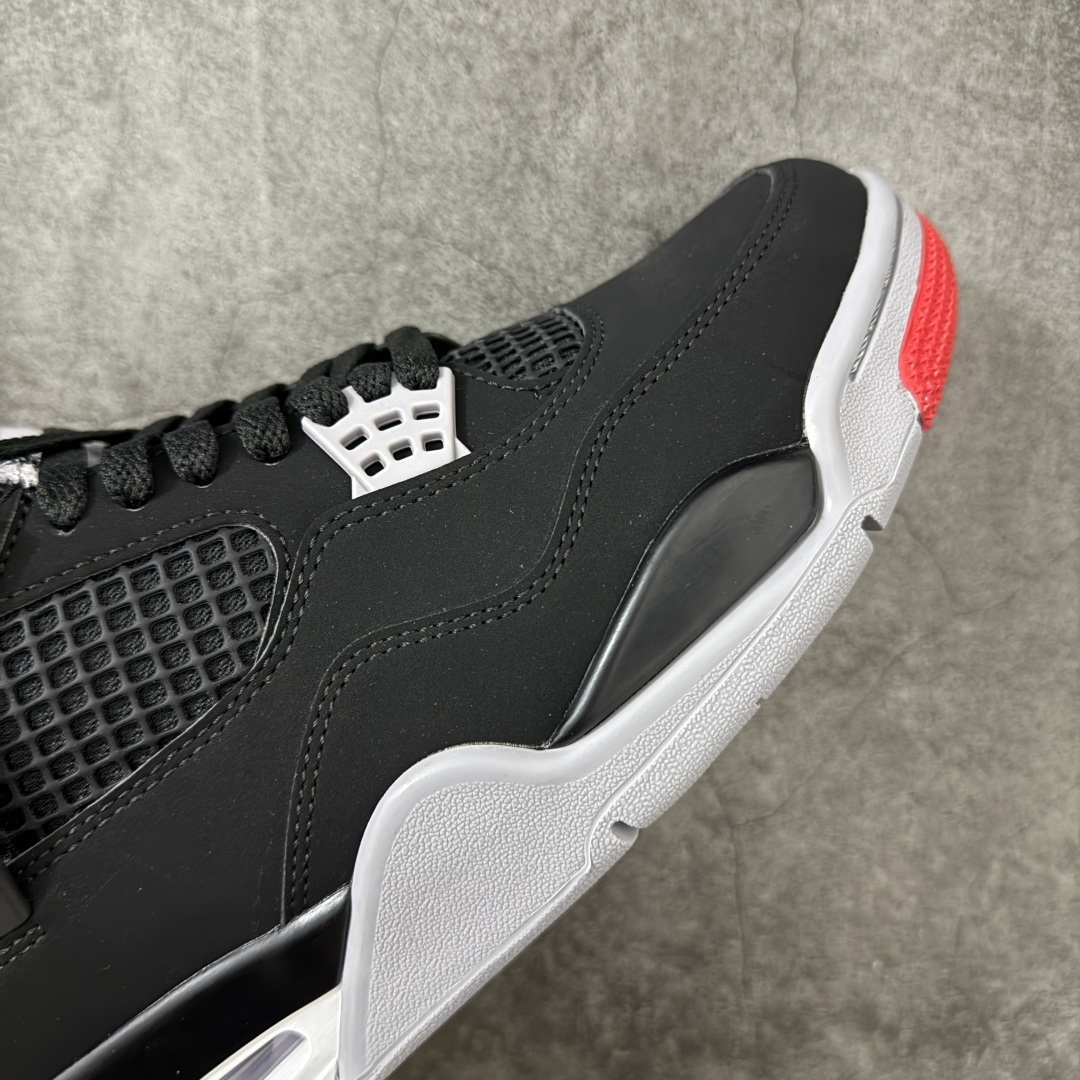 图片[6]-【原厂版】Jordan Air Jordan 4 Retro 2026复刻黑红 舒适贴合 支撑 复古篮球鞋 男款IX8180-001 全新升级改良 原鞋原楦原纸板同源开发 完美呈现乔4的版型 内侧正确双色网格 还原细节 原厂皮料 正确气垫颜色 正确网格工艺 正确拉帮工艺 全鞋原装材料制作 原档案原模具打造 支持全方位与正品对比 尺码：40-47.5-选品中心
