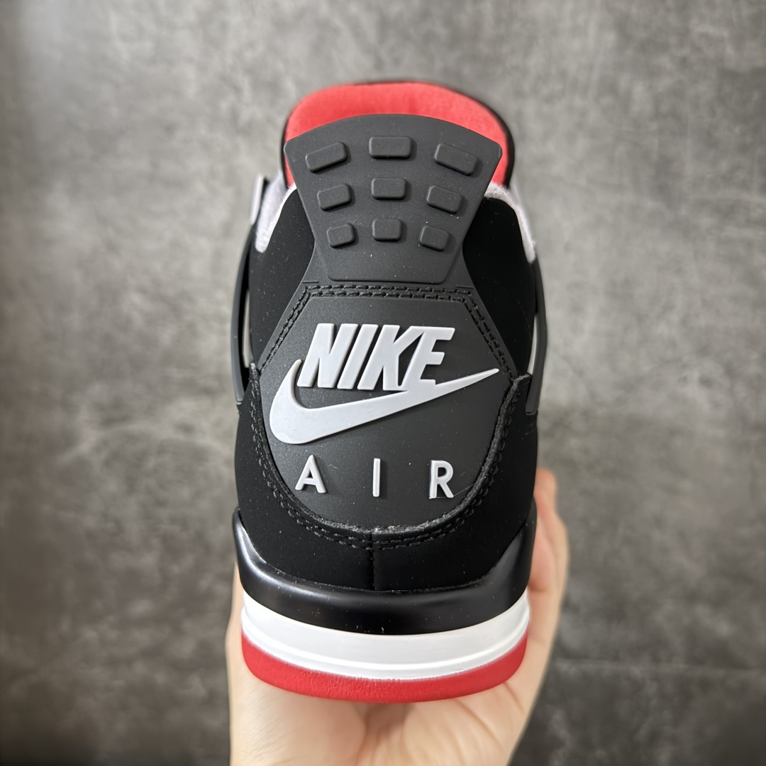 图片[4]-【原厂版】Jordan Air Jordan 4 Retro 2026复刻黑红 舒适贴合 支撑 复古篮球鞋 男款IX8180-001 全新升级改良 原鞋原楦原纸板同源开发 完美呈现乔4的版型 内侧正确双色网格 还原细节 原厂皮料 正确气垫颜色 正确网格工艺 正确拉帮工艺 全鞋原装材料制作 原档案原模具打造 支持全方位与正品对比 尺码：40-47.5-选品中心