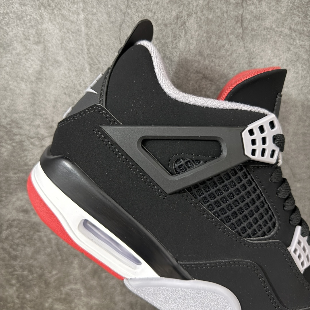 图片[7]-【原厂版】Jordan Air Jordan 4 Retro 2026复刻黑红 舒适贴合 支撑 复古篮球鞋 男款IX8180-001 全新升级改良 原鞋原楦原纸板同源开发 完美呈现乔4的版型 内侧正确双色网格 还原细节 原厂皮料 正确气垫颜色 正确网格工艺 正确拉帮工艺 全鞋原装材料制作 原档案原模具打造 支持全方位与正品对比 尺码：40-47.5-选品中心