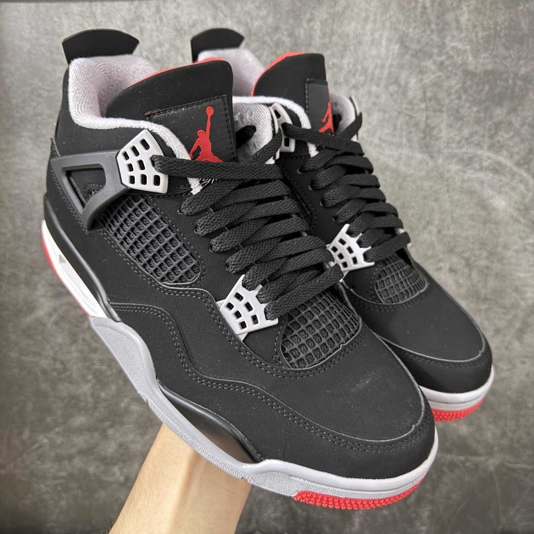 【原厂版】Jordan Air Jordan 4 Retro 2026复刻黑红 舒适贴合 支撑 复古篮球鞋 男款IX8180-001 全新升级改良 原鞋原楦原纸板同源开发 完美呈现乔4的版型 内侧正确双色网格 还原细节 原厂皮料 正确气垫颜色 正确网格工艺 正确拉帮工艺 全鞋原装材料制作 原档案原模具打造 支持全方位与正品对比 尺码：40-47.5-选品中心