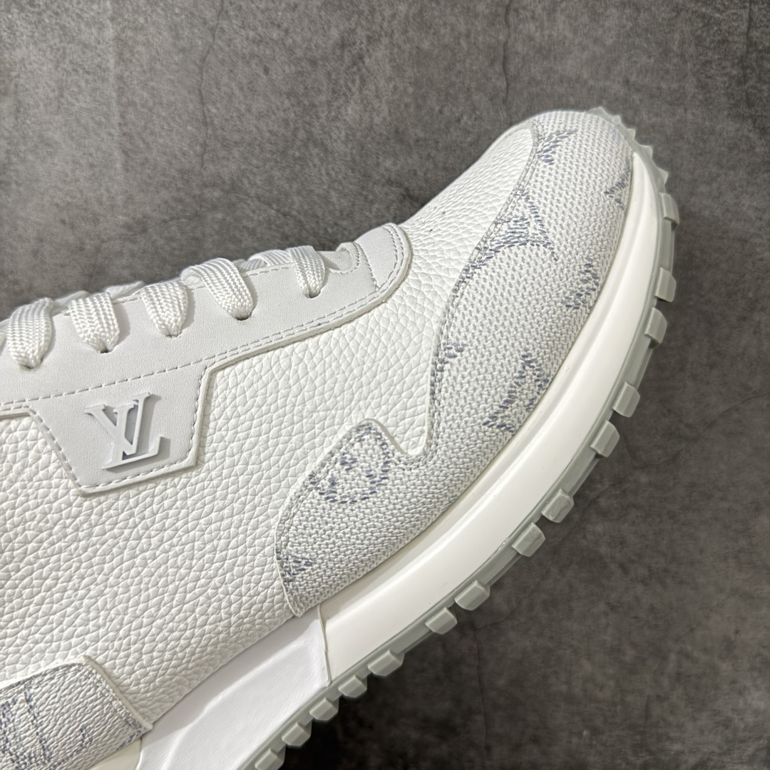 图片[6]-【广东纯原】Louis Vuitton LV Run Away 运动鞋 顶级版本 ✦ 拼Epi牛皮革+Monogram压纹粒面牛皮革 ✦ 传统跑鞋灵感设计，复古运动造型 ✦ 楔形外底延续标志性设计 ✦ 品牌字母点缀鞋舌，标识点缀鞋后 ✦ 原版开发，细节同步一致 ✦ 橡胶外底，耐磨防滑 ✦ 零瑕疵工艺，无线头溢胶 尺码：39 40 41 42 43 44 45-选品中心