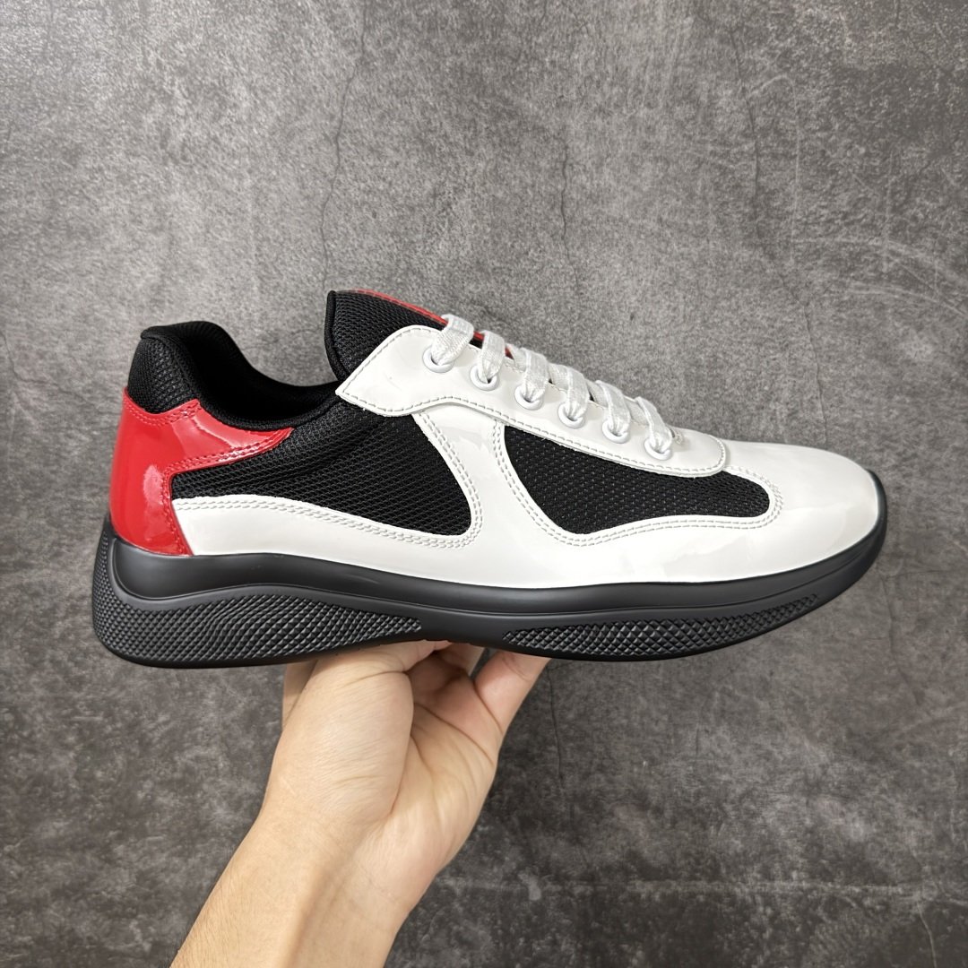 【海淘专供版】普拉达 Prada Linea Rossa 海外畅销版 低帮休闲运动鞋 海淘代购同渠道品质 高端零售 外贸充正专供 完美楦型 正确卡色 质感媲美原版 细节与原版一致 请注意区分市面版本 尺码：38 39 40 41 42 43 44 45 46 47-选品中心