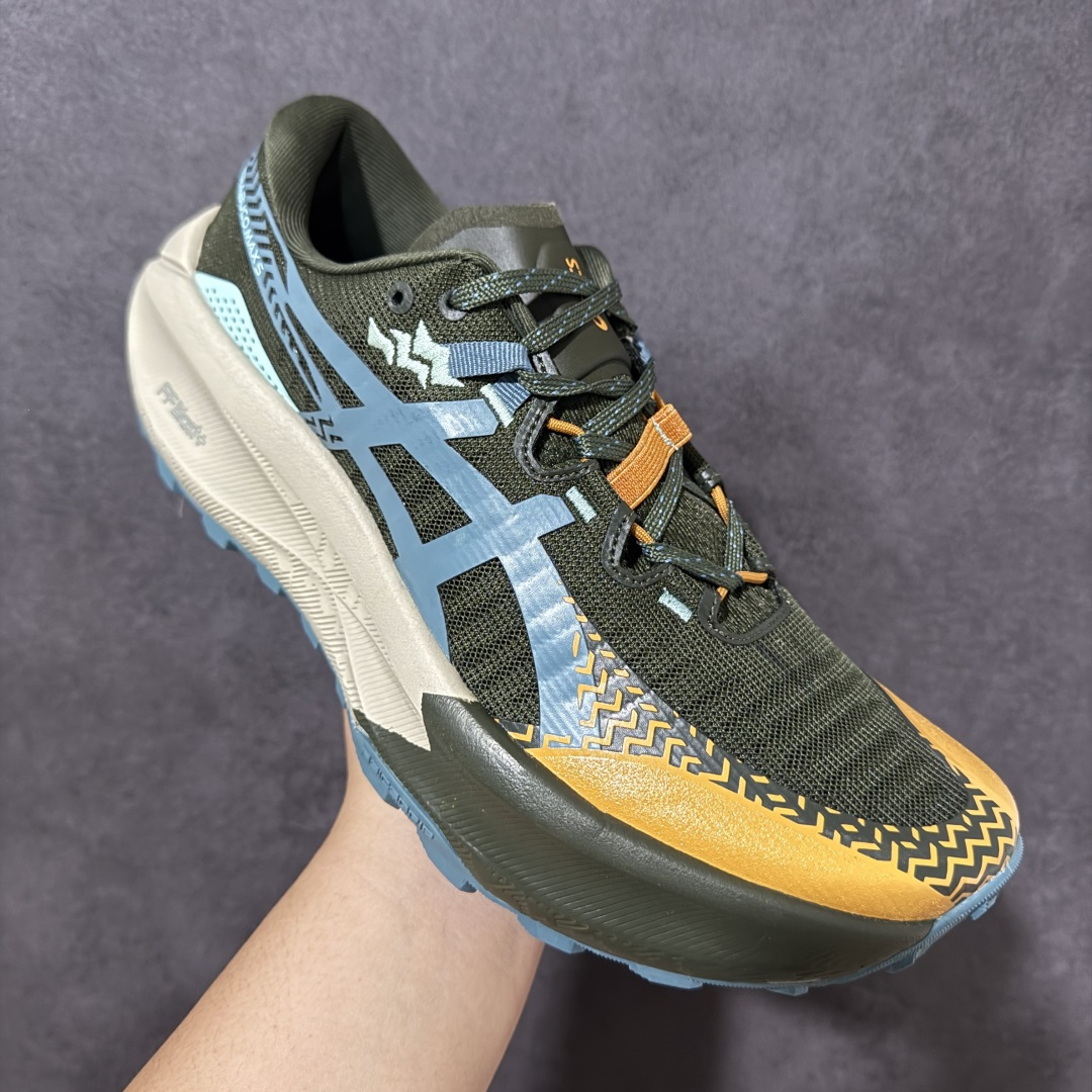 图片[3]-【公司级】ASICS GEL-TRABUCO MAX 5 亚瑟士 网面透气 耐磨 越野跑步鞋 这双鞋的外观设计超级吸引人 简约大气 色彩搭配也很时尚 ASICS亚瑟士的独家GEL缓震科技 在跑步过程中感受到前所未有的舒适感 脚底仿佛踩在云端一般轻盈 这双鞋的抓地力也非常出色 无论是湿滑的泥泞小路还是崎岖的山路 它都能牢牢地抓住地面 货号： 1011C164-200 尺码： 36-45带半码-选品中心