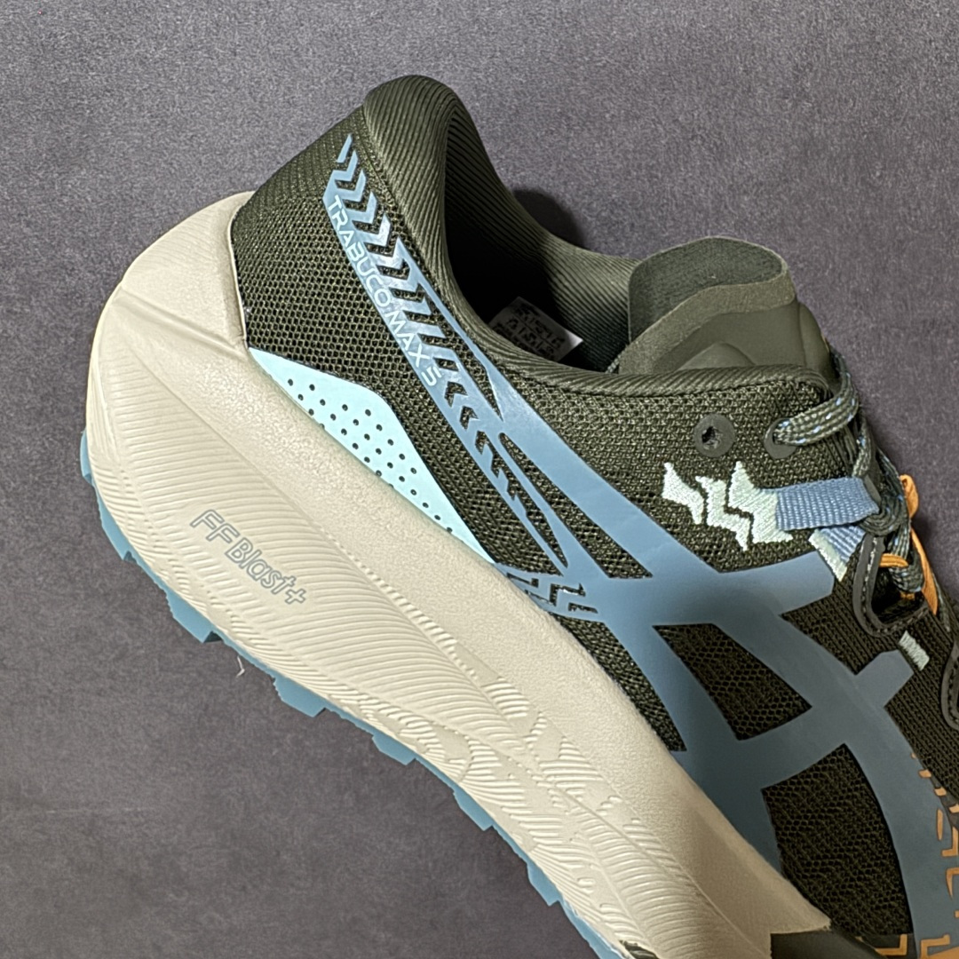 图片[7]-【公司级】ASICS GEL-TRABUCO MAX 5 亚瑟士 网面透气 耐磨 越野跑步鞋 这双鞋的外观设计超级吸引人 简约大气 色彩搭配也很时尚 ASICS亚瑟士的独家GEL缓震科技 在跑步过程中感受到前所未有的舒适感 脚底仿佛踩在云端一般轻盈 这双鞋的抓地力也非常出色 无论是湿滑的泥泞小路还是崎岖的山路 它都能牢牢地抓住地面 货号： 1011C164-200 尺码： 36-45带半码-选品中心