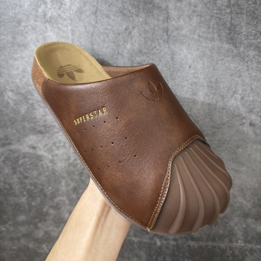 图片[3]-【公司级】Adidas originals Adimule Superstar舒适百搭 防磨包头一脚蹬拖鞋 货号：LC0416 尺码：35-46带半码-选品中心