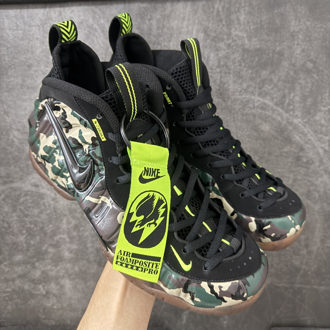 【莞产纯原】Air Foamposite One 陆军绿迷彩 IM5204-001 莞产原底面 公司渠道同模具 鞋型发泡360度无死角 双层Zoom气垫植入 中底完美注胶 搭载原厂碳纤维材质 尺码： 40 40.5 41 42 42.5 43 44 44.5 45 46 47.5-选品中心