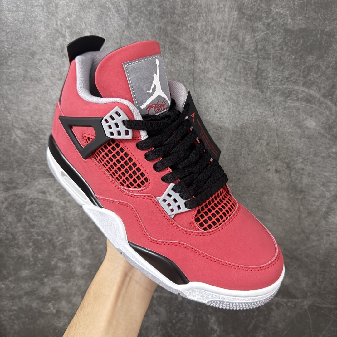 图片[3]-【原厂版】 Air Jordan AJ4 Retro 2025复刻公牛红黑 FQ8138-600 全新升级改良 原鞋原楦原纸板同源开发 完美呈现乔4的版型 内侧正确双色网格 还原细节 原厂皮料 正确气垫颜色 正确网格工艺 正确拉帮工艺 全鞋原装材料制作 原档案原模具打造 支持全方位与正品对比 尺码：40-47.5-选品中心