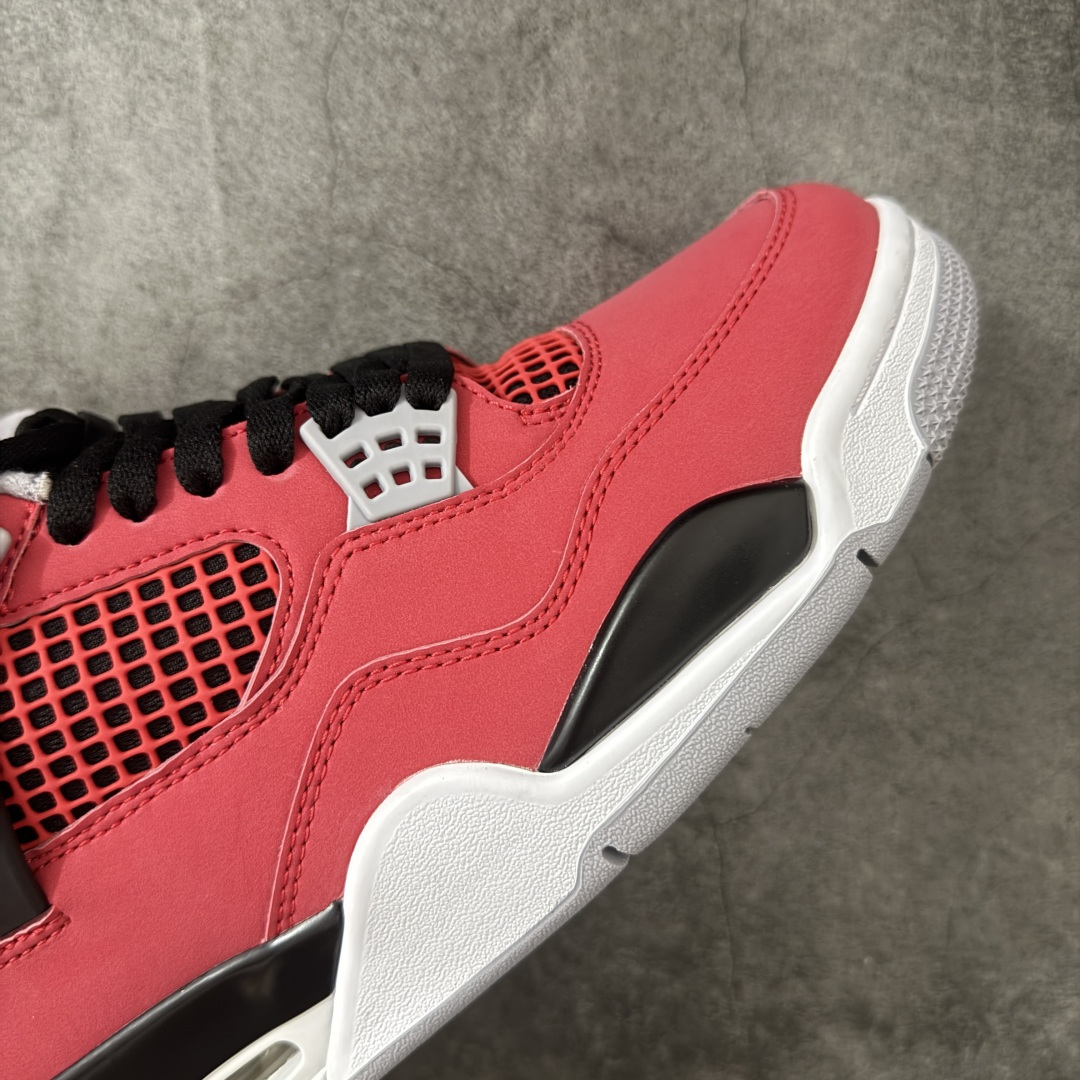 图片[6]-【原厂版】 Air Jordan AJ4 Retro 2025复刻公牛红黑 FQ8138-600 全新升级改良 原鞋原楦原纸板同源开发 完美呈现乔4的版型 内侧正确双色网格 还原细节 原厂皮料 正确气垫颜色 正确网格工艺 正确拉帮工艺 全鞋原装材料制作 原档案原模具打造 支持全方位与正品对比 尺码：40-47.5-选品中心