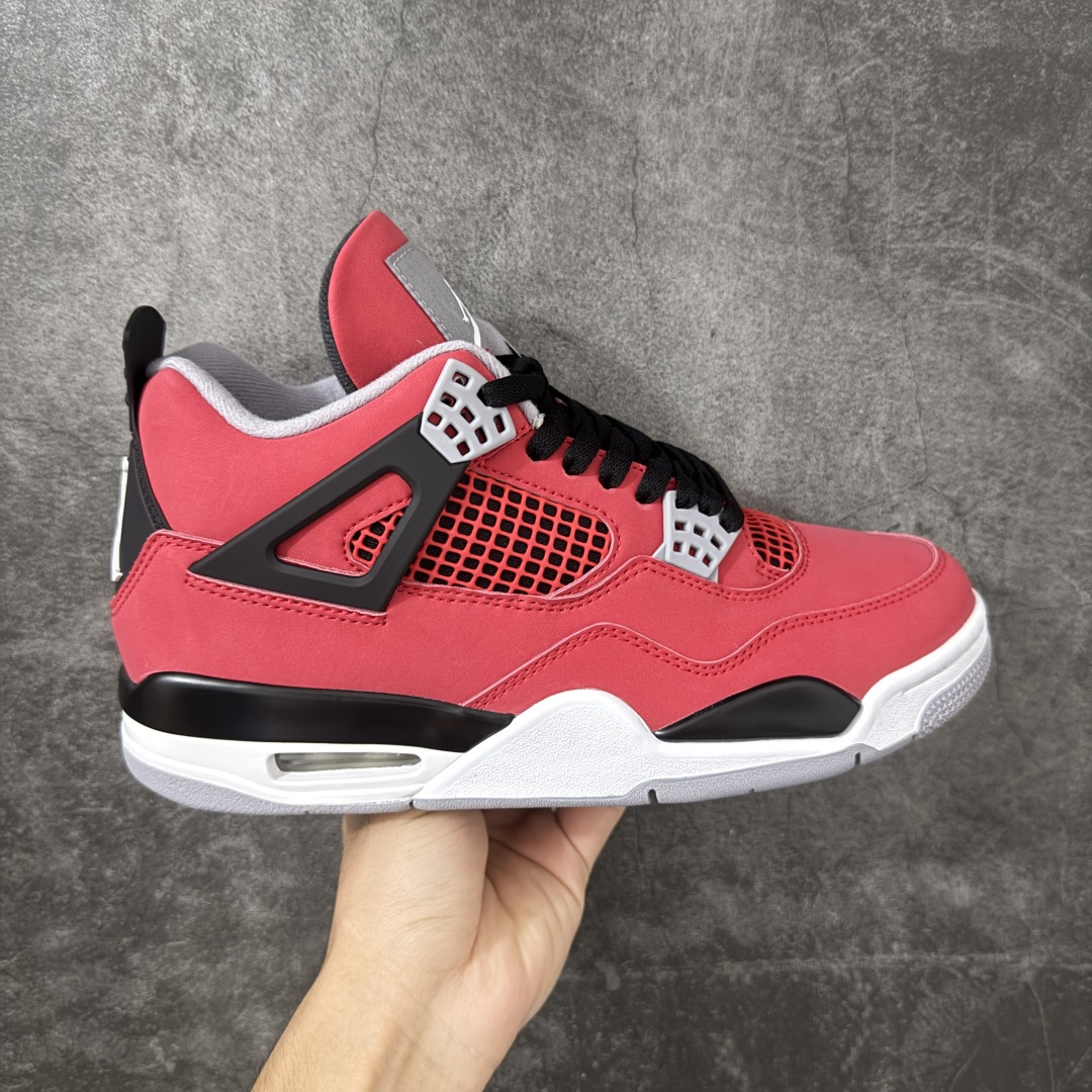 【原厂版】 Air Jordan AJ4 Retro 2025复刻公牛红黑 FQ8138-600 全新升级改良 原鞋原楦原纸板同源开发 完美呈现乔4的版型 内侧正确双色网格 还原细节 原厂皮料 正确气垫颜色 正确网格工艺 正确拉帮工艺 全鞋原装材料制作 原档案原模具打造 支持全方位与正品对比 尺码：40-47.5-选品中心