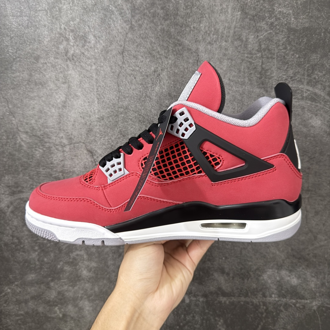 图片[2]-【原厂版】 Air Jordan AJ4 Retro 2025复刻公牛红黑 FQ8138-600 全新升级改良 原鞋原楦原纸板同源开发 完美呈现乔4的版型 内侧正确双色网格 还原细节 原厂皮料 正确气垫颜色 正确网格工艺 正确拉帮工艺 全鞋原装材料制作 原档案原模具打造 支持全方位与正品对比 尺码：40-47.5-选品中心