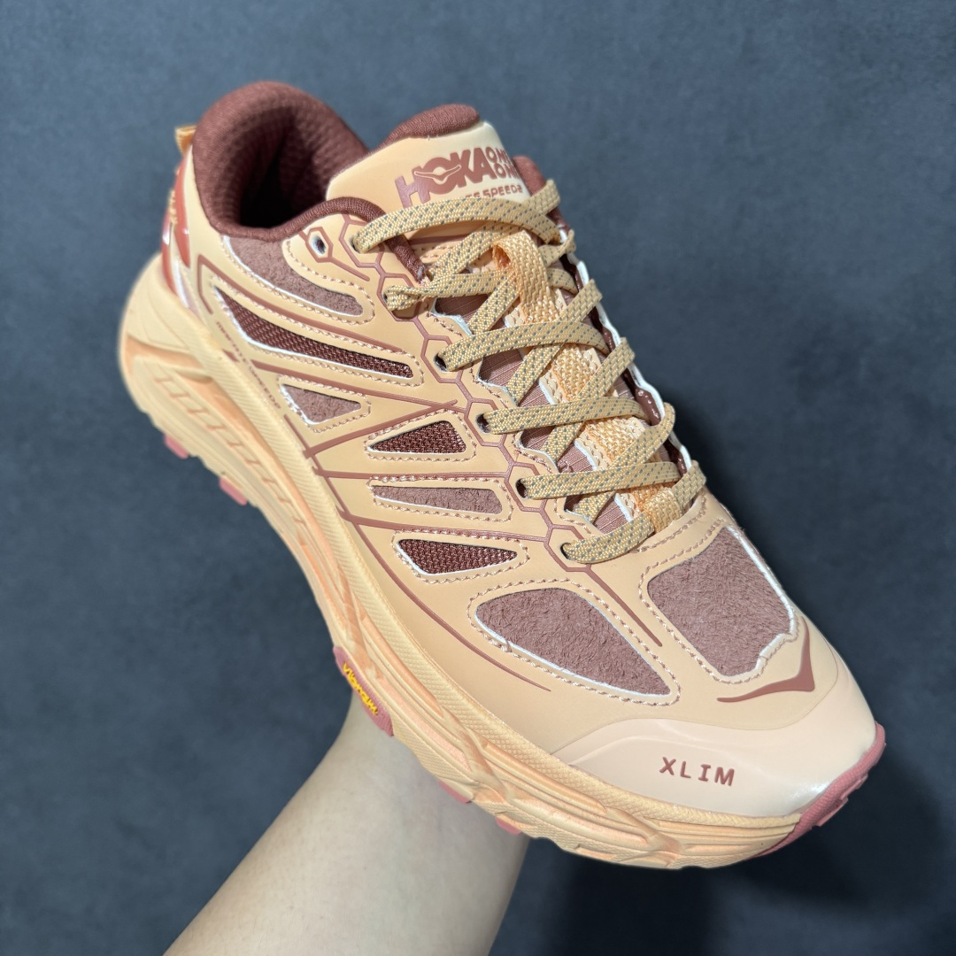 图片[3]-【公司级】HOKA ONE ONE Mafate Speed 2 TS Low 轻量低帮户外越野跑鞋 户外山脉越野轻量运动跑鞋 鞋面用轻的无缝架构 鞋带用了弹性不易松脱的扁宽弹性鞋带 轻薄的TPU贴在透气的鞋面上 以前掌与中掌部分进行加宽 橡胶大底 EVA缓震鞋底用滚动平衡技术引导跑者自然步态 货号：1181770 尺码：36 36.5 37.5 38 38.5 39 40 40.5 41 42 42.5 43 44 45-选品中心