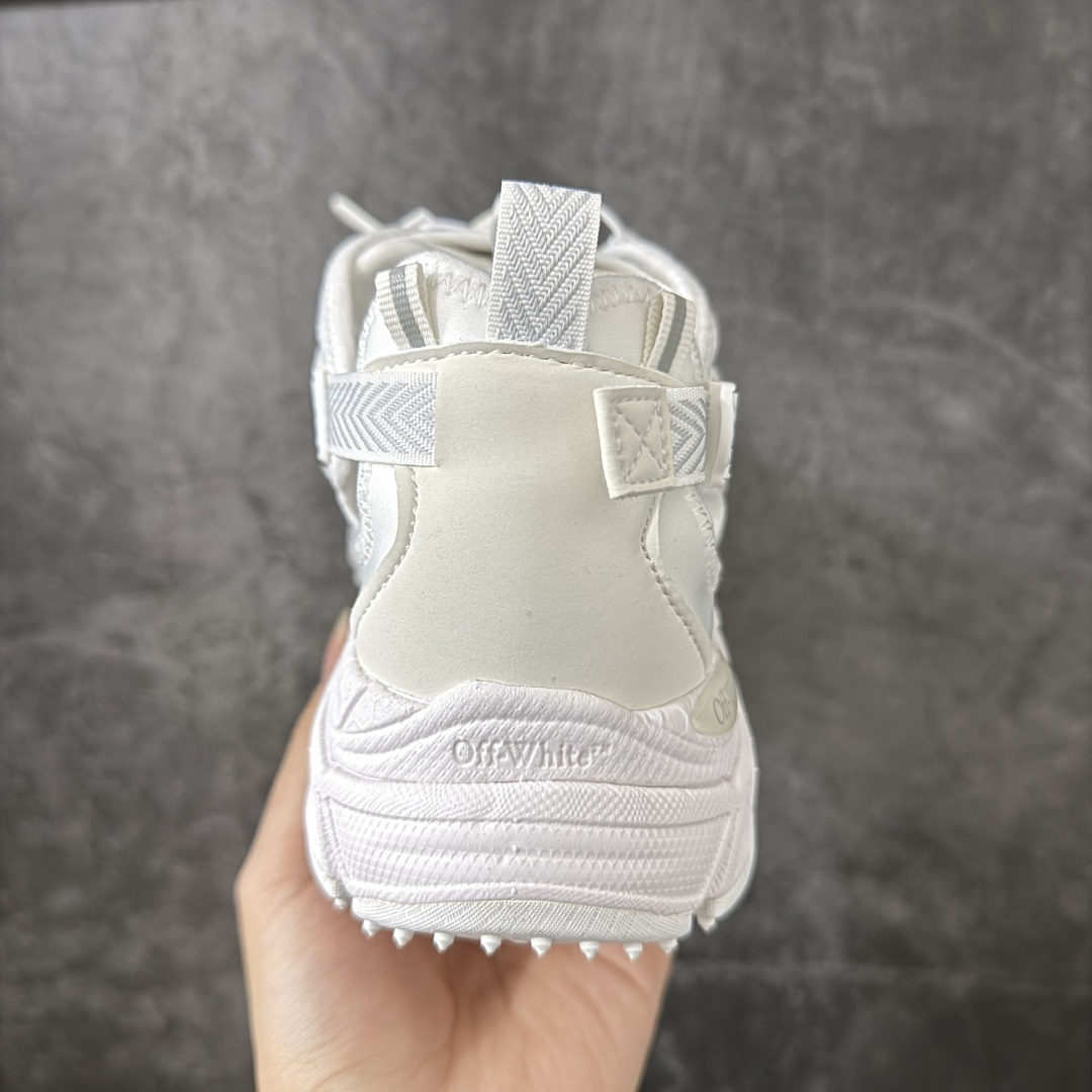 图片[4]-【OK纯原版本】OFF-WHITE OW运动鞋 春夏走秀款球鞋 所有配件均通过定做出产正品裁片 原版比例大箭头定制网眼布双拼牛皮进口机器针车 数控针距精准做工不输大牌里层为高密度透气网眼布/垫脚羊皮私模重工抓地橡胶底 后跟坡度最贴切原版鞋型脱模 厚底约4CM 原盒包装配 TPU大底 尺码：35-46-选品中心