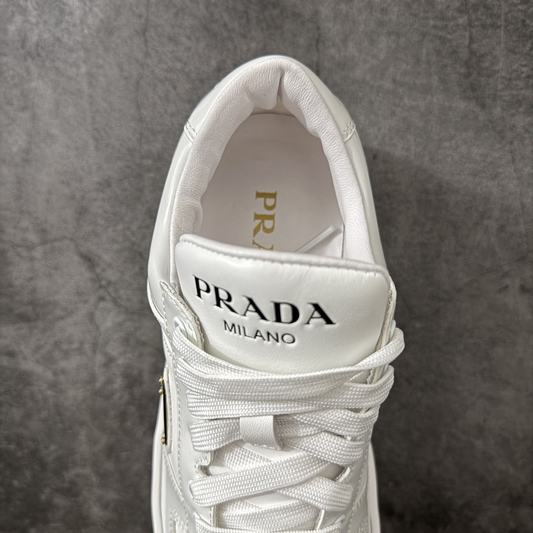 图片[8]-【莞产礼盒】普拉达PRADA 女鞋新款 厚底水洗帆布鞋 广东纯原大厂出品👏 内里羊皮 最新厚底时尚走秀单鞋 重版推出 优雅大方 大底：一比一开模底 原版包装 跟高5cm 原版金属三角扣 货号： SPAZZOL2118 尺码：35.36.37.38.39.40-选品中心