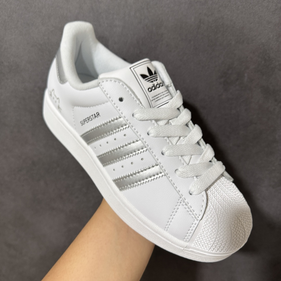 图片[3]-【公司级】Adidas Originals Superstar II全新配色 贝壳头休闲板鞋 独家控货 平台正单 全鞋百分百原材料 全鞋电脑针车 Logo针车间距针数原版一致 皮料切割冲裁零瑕疵 原鞋一致含胶量大底 原盒中文内外标 大几率过验 不对比市面只对比原鞋 只服务最高端市场 货号：JI0079 尺码：35-45带半码-选品中心