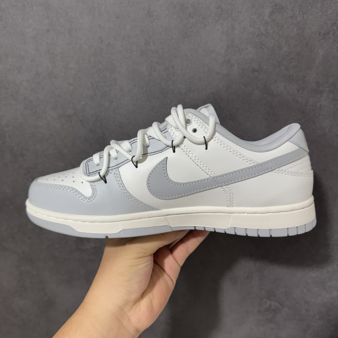 图片[2]-【YC版本】Nike SB Dunk Low \”Just Do It\” 绑带周年高端定制 低帮休闲板鞋 WG0418-182  #定制鞋盒 超高清洁度 皮料切割干净无任何毛边 细节完美   尺码：40 40.5 41 42 42.5 43 44 44.5 45 46-选品中心