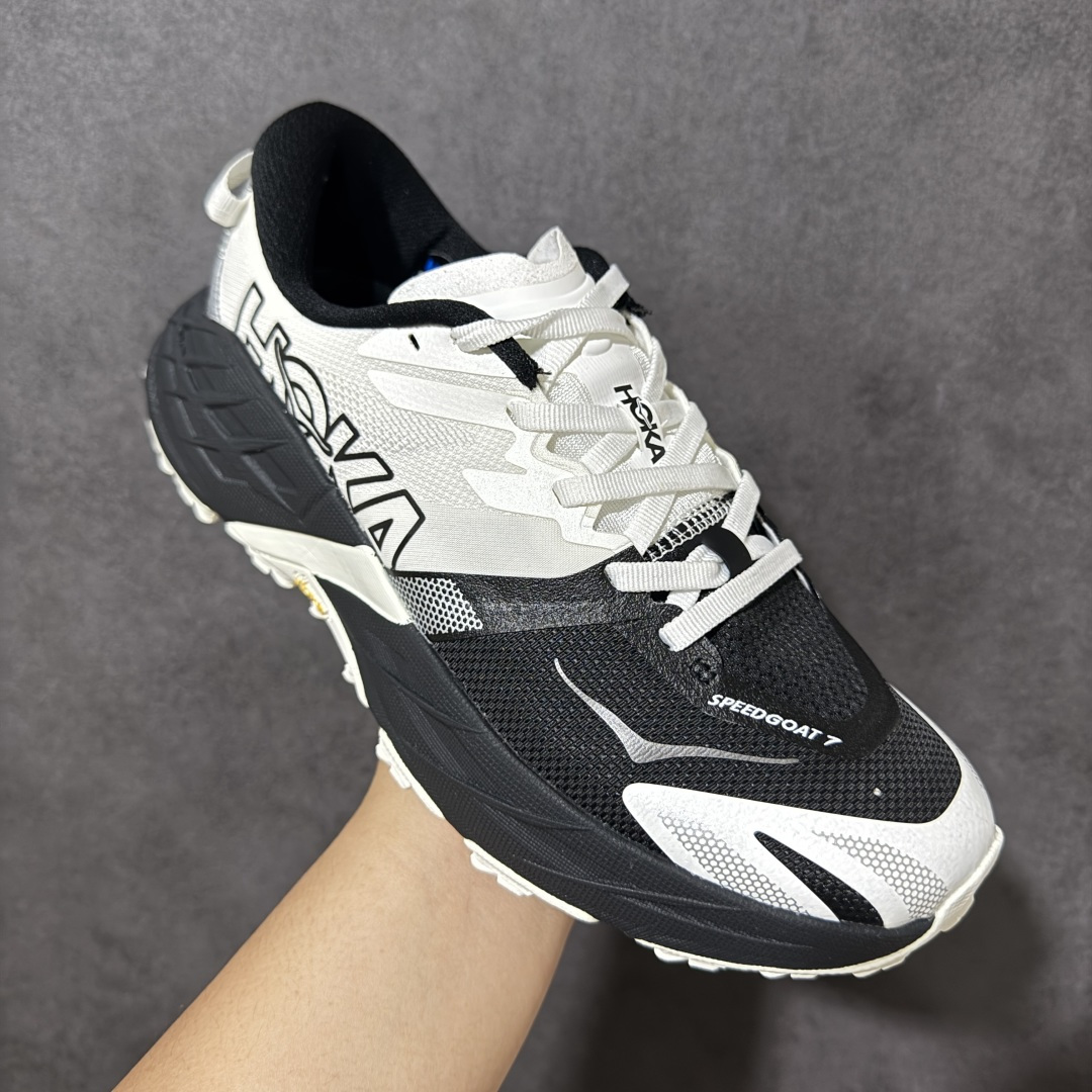 图片[3]-【公司级】HOKA SPEEDGOAT 7 轻量低帮户外越野跑鞋 户外山脉越野轻量运动跑鞋 特别研发使用性能独特的几何形跑鞋中底 此种鞋底更厚 更高 回弹性也更好 带来卓越的缓冲性能 更加稳定的跑步体验 货号：1171928 尺码： 36-46-选品中心