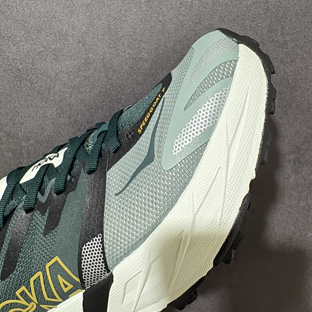 图片[8]-【公司级】HOKA SPEEDGOAT 7 轻量低帮户外越野跑鞋 户外山脉越野轻量运动跑鞋 特别研发使用性能独特的几何形跑鞋中底 此种鞋底更厚 更高 回弹性也更好 带来卓越的缓冲性能 更加稳定的跑步体验 货号：1171928 尺码： 36-46-选品中心