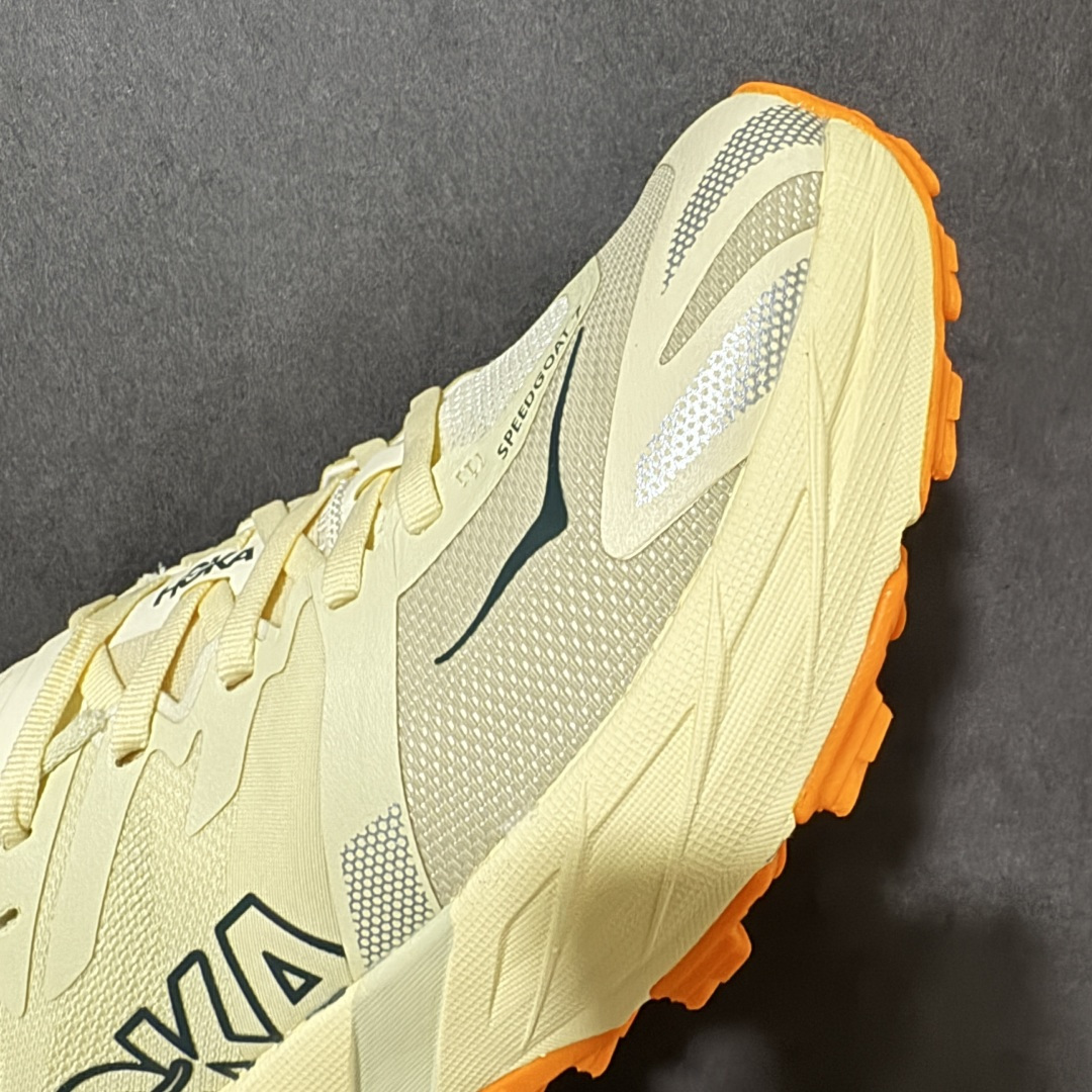 图片[8]-【公司级】HOKA SPEEDGOAT 7 轻量低帮户外越野跑鞋 户外山脉越野轻量运动跑鞋 特别研发使用性能独特的几何形跑鞋中底 此种鞋底更厚 更高 回弹性也更好 带来卓越的缓冲性能 更加稳定的跑步体验 货号：1171930 尺码： 36-46-选品中心