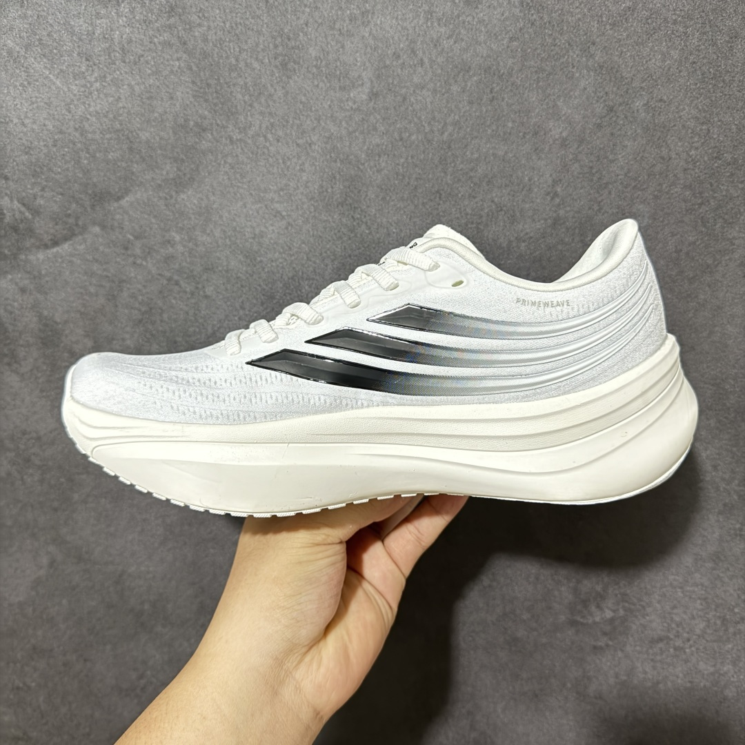 图片[2]-【公司级】ADIDAS SUPERNOVA RISE 4M 防滑耐磨舒适跑步鞋 采用Dreamstrike+中底，力求为触地添舒适。搭配实穿Adiwear外底，助你扎实踩地、从容迈步。• 常规版型• 系带设计• 三明治网眼鞋面• Support Rods系统• Dreamstrike+中底• Adiwear外底。 货号：KK0974 尺码：40-45-选品中心