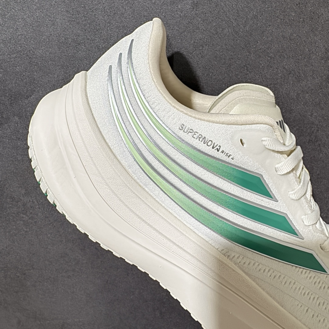 图片[7]-【公司级】ADIDAS SUPERNOVA RISE 4M 防滑耐磨舒适跑步鞋 采用Dreamstrike+中底，力求为触地添舒适。搭配实穿Adiwear外底，助你扎实踩地、从容迈步。• 常规版型• 系带设计• 三明治网眼鞋面• Support Rods系统• Dreamstrike+中底• Adiwear外底。 货号：LB0185 尺码：40-45-选品中心