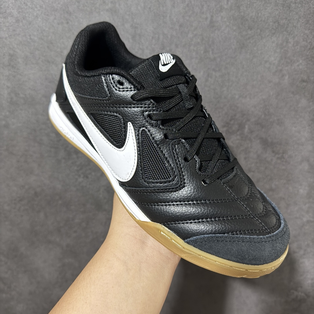 图片[3]-【公司级】NIKE GATO 低帮生活休闲鞋 透气网布眼融入皮革，织和物合成材质覆面，营造21世初纪的畅跑美学概念。泡棉中底盈轻缓震，带来舒的适足底感受。全胶橡外底，铸就出抓色地力。 货号：HQ6019-001 尺码：36-45没半码-选品中心