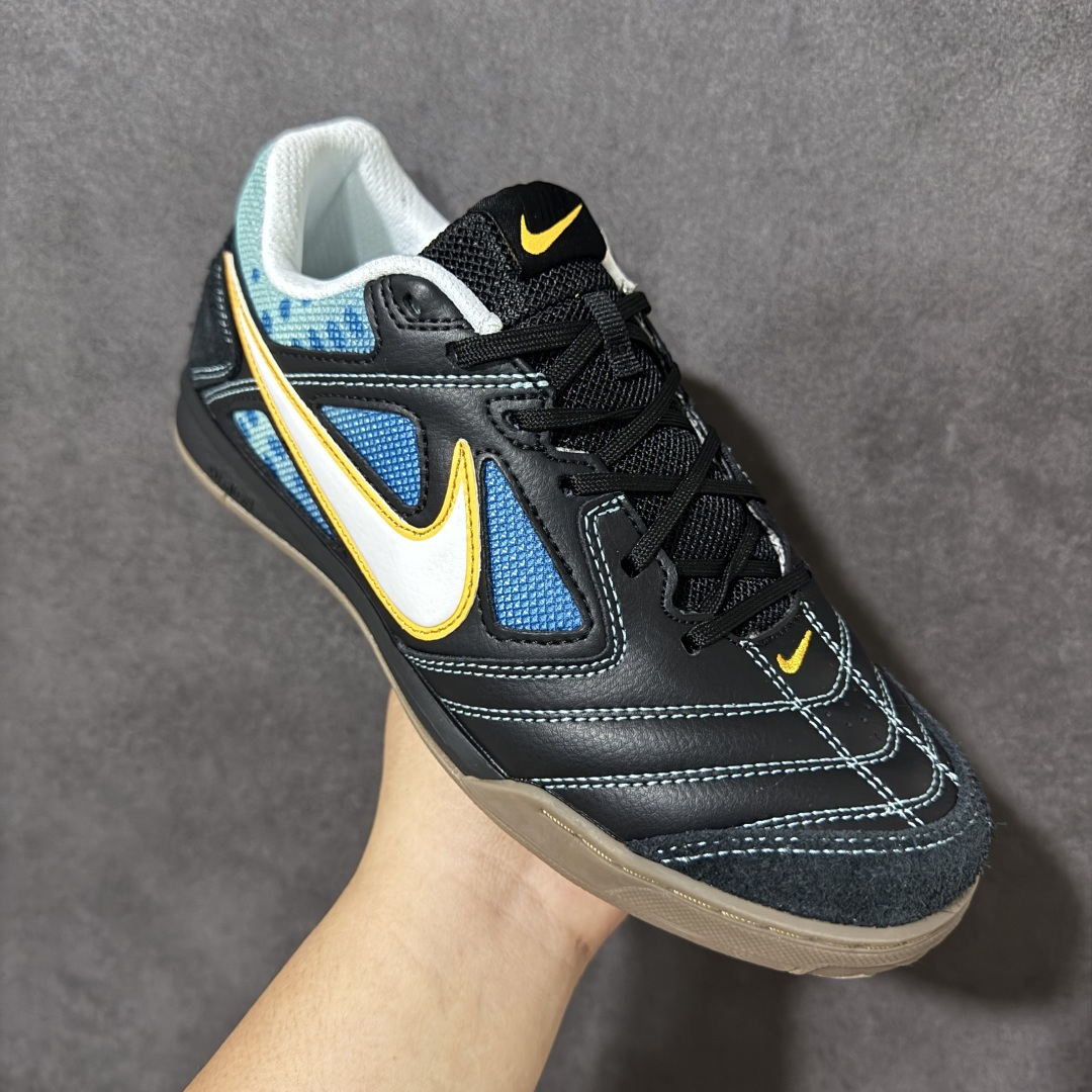 图片[3]-【公司级】NIKE GATO 低帮生活休闲鞋 透气网布眼融入皮革，织和物合成材质覆面，营造21世初纪的畅跑美学概念。泡棉中底盈轻缓震，带来舒的适足底感受。全胶橡外底，铸就出抓色地力。 货号：IH3370-010 尺码：36-45没半码-选品中心