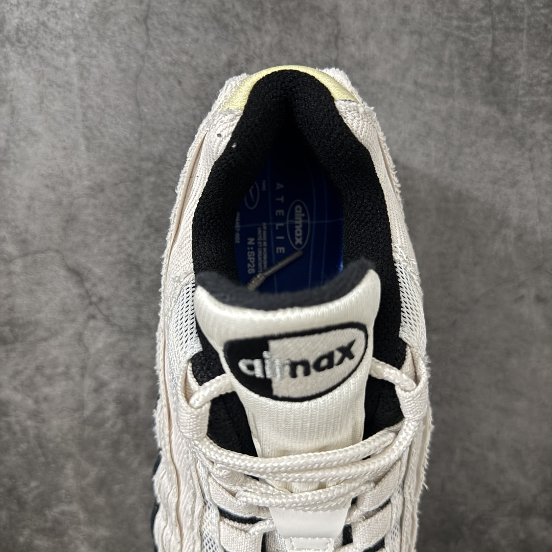 图片[8]-【KZ2.0版本】Nike Air Max 95 白黑 巴黎限定 城市限定 IQ0284-010 外贸顶级专供 区别先行版 全部配色原鞋原尺码开发生产 极致还原 全部原厂材料一比一打造 一眼ZP既视感 欢迎对比市场版本 尺码：40 40.5 41 42 42.5 43 44 44.5 45 46 46.5 47.5 48 48.5-选品中心