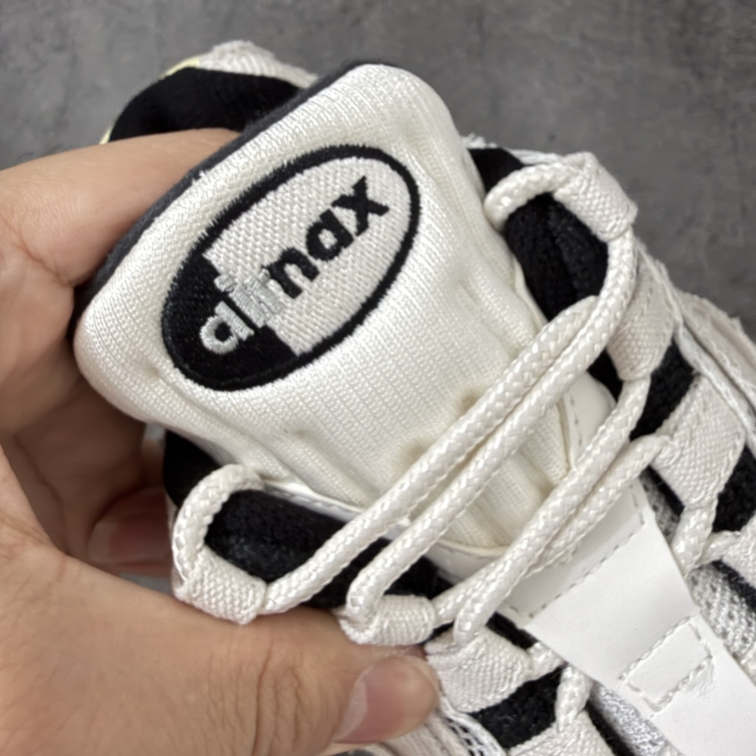 图片[6]-【KZ2.0版本】Nike Air Max 95 白黑 巴黎限定 城市限定 IQ0284-010 外贸顶级专供 区别先行版 全部配色原鞋原尺码开发生产 极致还原 全部原厂材料一比一打造 一眼ZP既视感 欢迎对比市场版本 尺码：40 40.5 41 42 42.5 43 44 44.5 45 46 46.5 47.5 48 48.5-选品中心