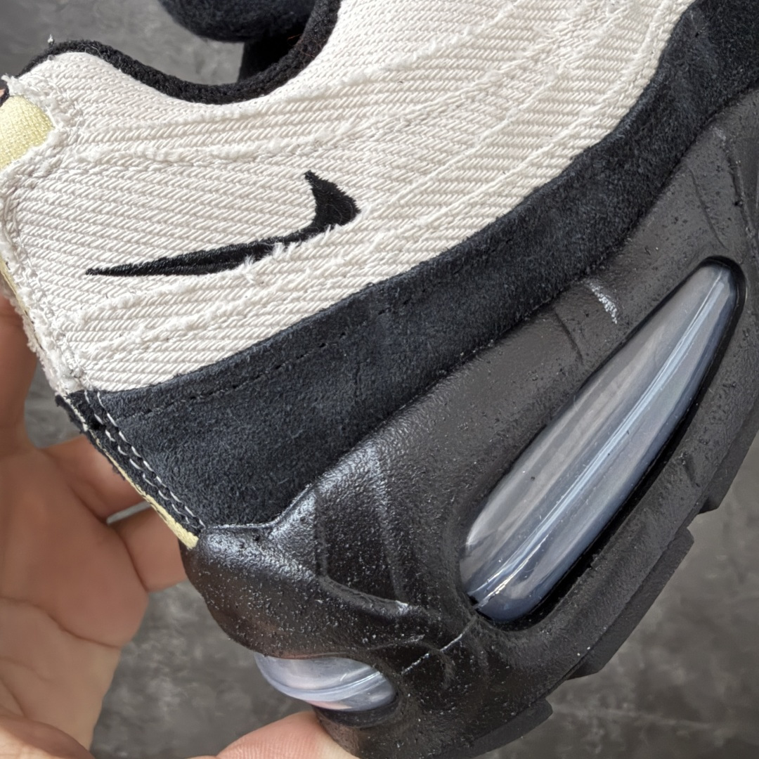 图片[3]-【KZ2.0版本】Nike Air Max 95 白黑 巴黎限定 城市限定 IQ0284-010 外贸顶级专供 区别先行版 全部配色原鞋原尺码开发生产 极致还原 全部原厂材料一比一打造 一眼ZP既视感 欢迎对比市场版本 尺码：40 40.5 41 42 42.5 43 44 44.5 45 46 46.5 47.5 48 48.5-选品中心