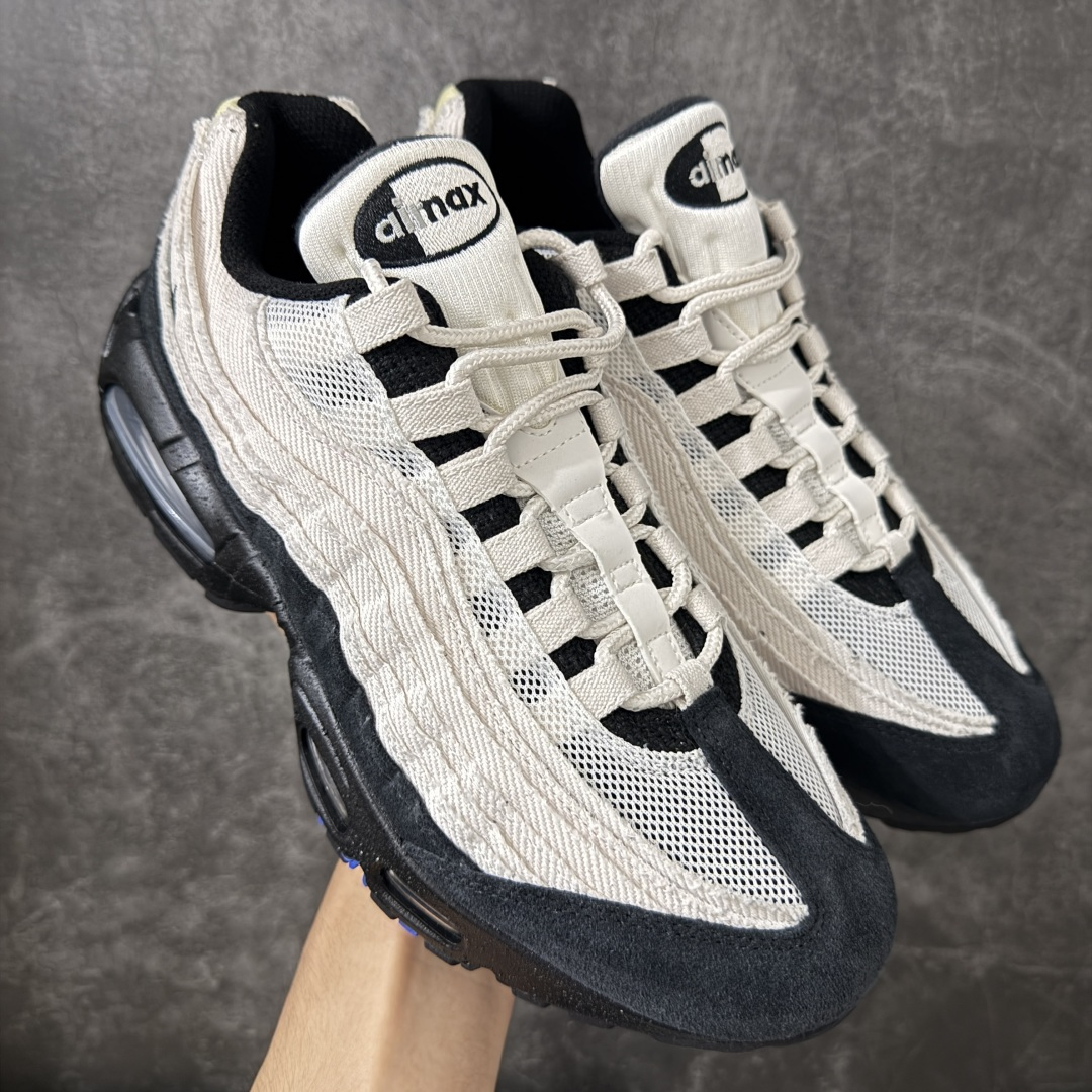 【KZ2.0版本】Nike Air Max 95 白黑 巴黎限定 城市限定 IQ0284-010 外贸顶级专供 区别先行版 全部配色原鞋原尺码开发生产 极致还原 全部原厂材料一比一打造 一眼ZP既视感 欢迎对比市场版本 尺码：40 40.5 41 42 42.5 43 44 44.5 45 46 46.5 47.5 48 48.5-选品中心