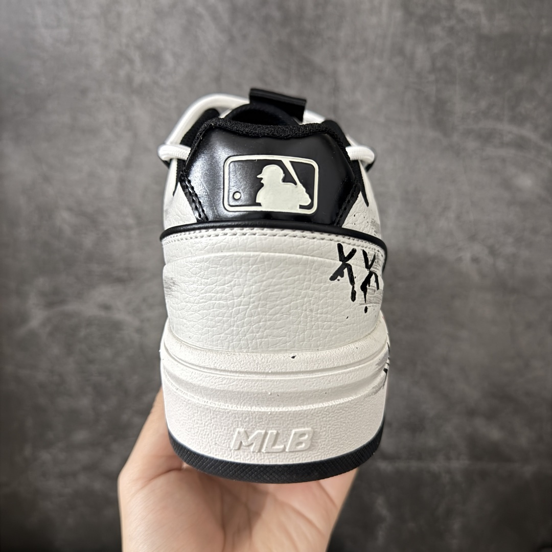 图片[4]-【手绘定制版】MLB Chunky Liner 定制配色 学长鞋系列低帮老爹风轻量增高厚底百搭休闲运动慢跑鞋 货号：3ASXCA12N 尺码：35.5-45-选品中心