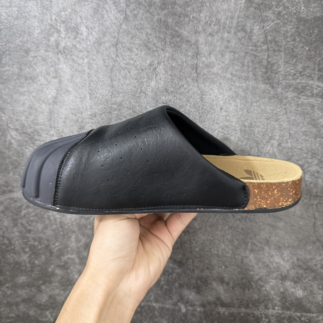图片[2]-【公司级】Adidas originals Adimule Superstar舒适百搭 防磨包头一脚蹬拖鞋 货号：LC0415 尺码：35-46带半码-选品中心
