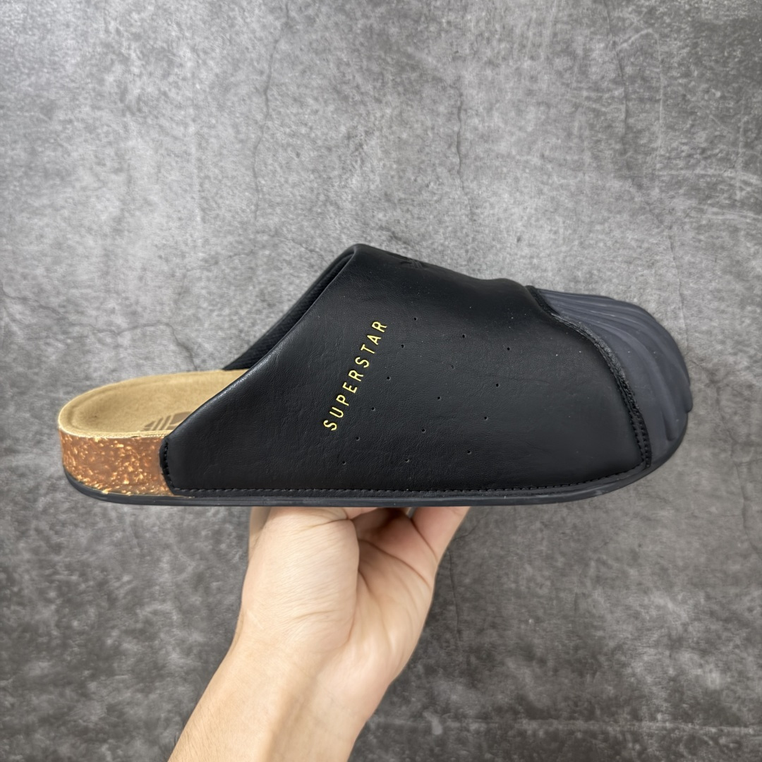 【公司级】Adidas originals Adimule Superstar舒适百搭 防磨包头一脚蹬拖鞋 货号：LC0415 尺码：35-46带半码-选品中心