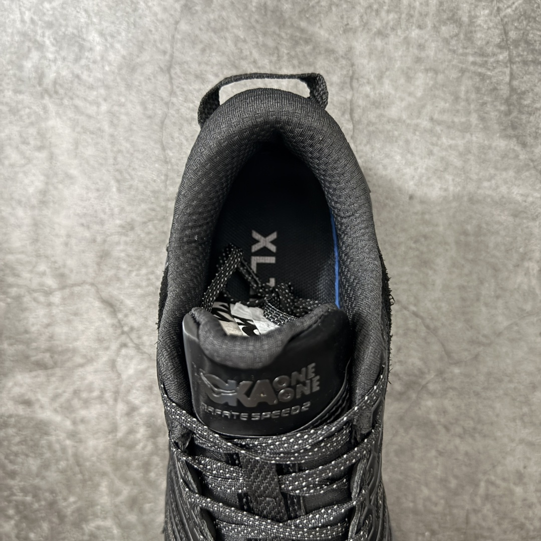 图片[8]-【公司级】HOKA ONE ONE Mafate Speed 2 TS Low 轻量低帮户外越野跑鞋 户外山脉越野轻量运动跑鞋 鞋面用轻的无缝架构 鞋带用了弹性不易松脱的扁宽弹性鞋带 轻薄的TPU贴在透气的鞋面上 以前掌与中掌部分进行加宽 橡胶大底 EVA缓震鞋底用滚动平衡技术引导跑者自然步态 货号：1181770 尺码：36 36.5 37.5 38 38.5 39 40 40.5 41 42 42.5 43 44 45-选品中心