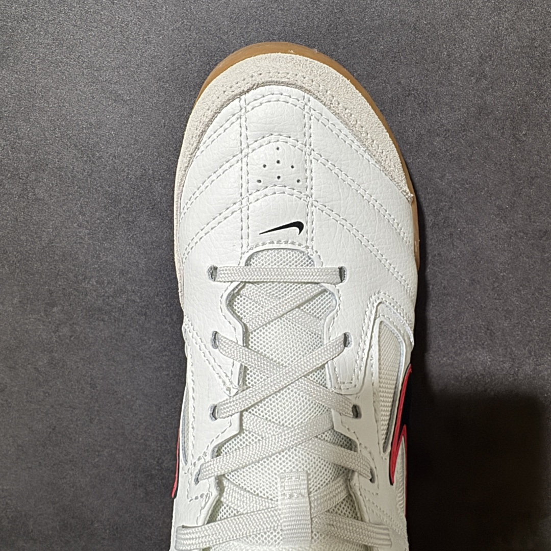 图片[5]-【公司级】NIKE GATO 低帮生活休闲鞋 透气网布眼融入皮革，织和物合成材质覆面，营造21世初纪的畅跑美学概念。泡棉中底盈轻缓震，带来舒的适足底感受。全胶橡外底，铸就出抓色地力。 货号：HQ6019-104 尺码：36-45没半码-选品中心