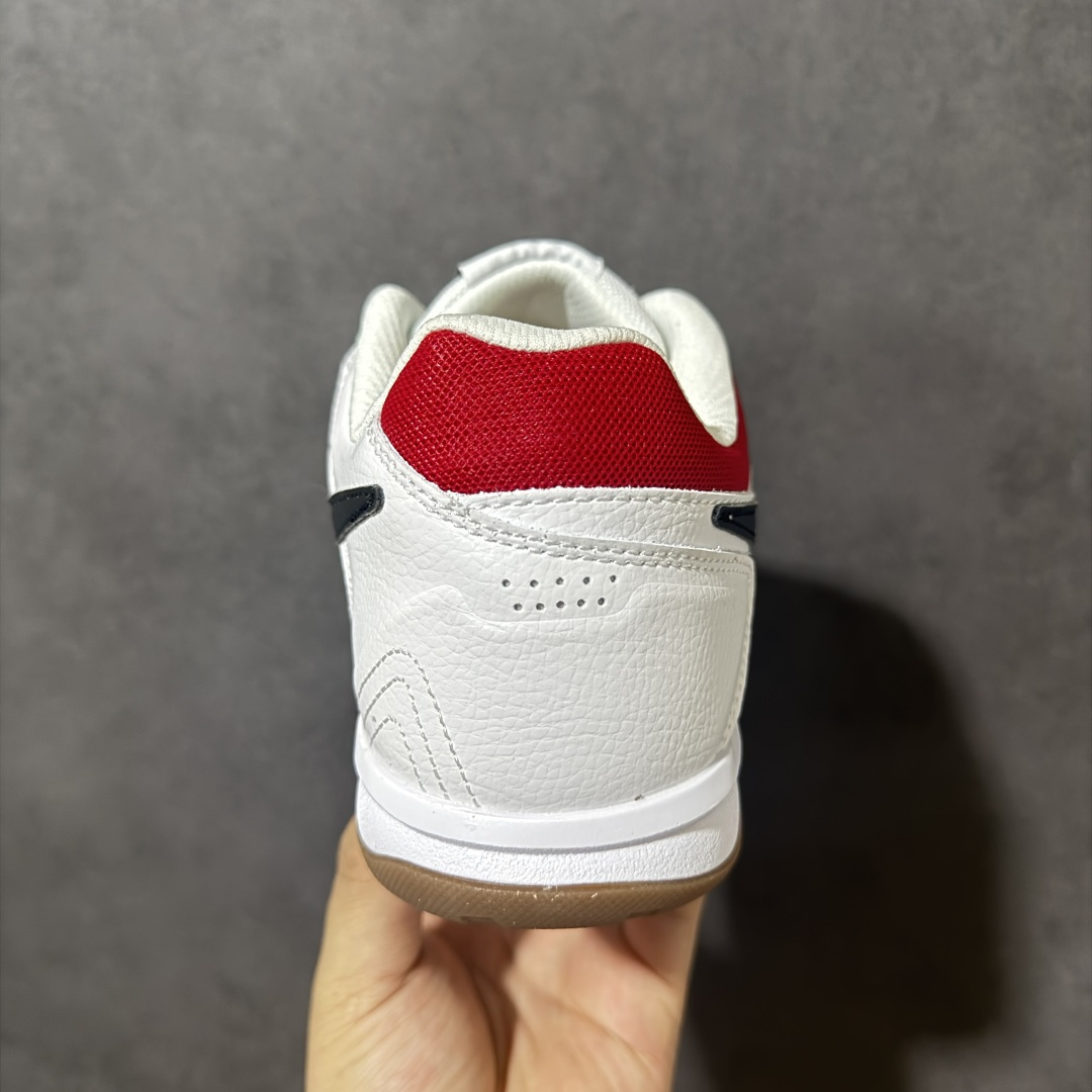 图片[4]-【公司级】NIKE GATO 低帮生活休闲鞋 透气网布眼融入皮革，织和物合成材质覆面，营造21世初纪的畅跑美学概念。泡棉中底盈轻缓震，带来舒的适足底感受。全胶橡外底，铸就出抓色地力。 货号：IB8509-100 尺码：36-45没半码-选品中心