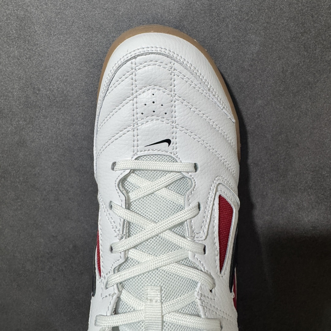 图片[5]-【公司级】NIKE GATO 低帮生活休闲鞋 透气网布眼融入皮革，织和物合成材质覆面，营造21世初纪的畅跑美学概念。泡棉中底盈轻缓震，带来舒的适足底感受。全胶橡外底，铸就出抓色地力。 货号：IB8509-100 尺码：36-45没半码-选品中心