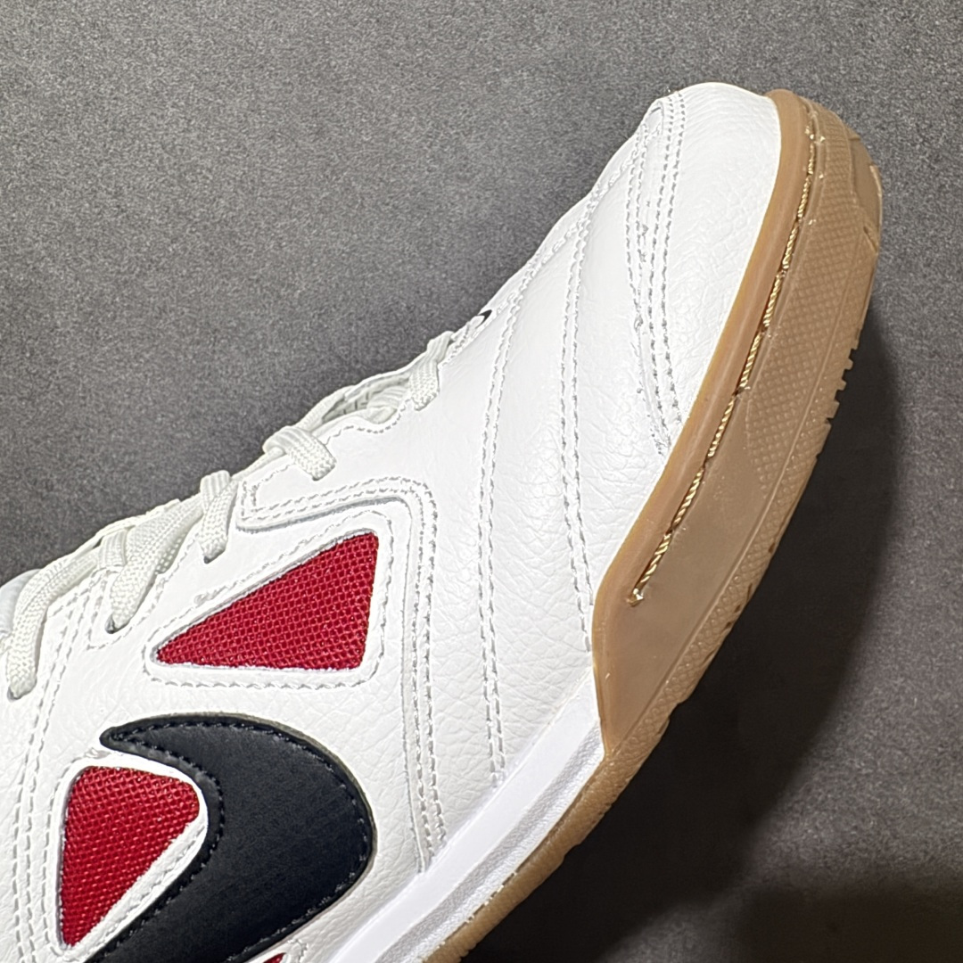 图片[8]-【公司级】NIKE GATO 低帮生活休闲鞋 透气网布眼融入皮革，织和物合成材质覆面，营造21世初纪的畅跑美学概念。泡棉中底盈轻缓震，带来舒的适足底感受。全胶橡外底，铸就出抓色地力。 货号：IB8509-100 尺码：36-45没半码-选品中心
